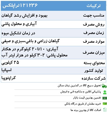 کود 121236 تراپلکس