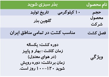 بذر شوید و روش کاشت آن