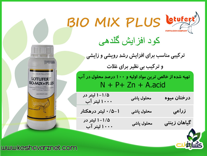کود گلدهی بیومیکس پلاس